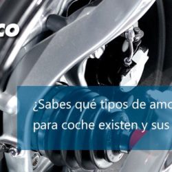 Tipos de amortiguadores para coche