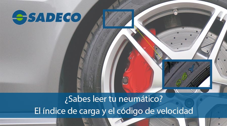 indice de carga y codigo de velocidad neumatico