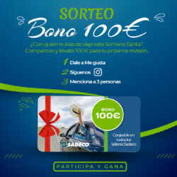 Consigue un bono de 100 € para el mantenimiento de tu coche